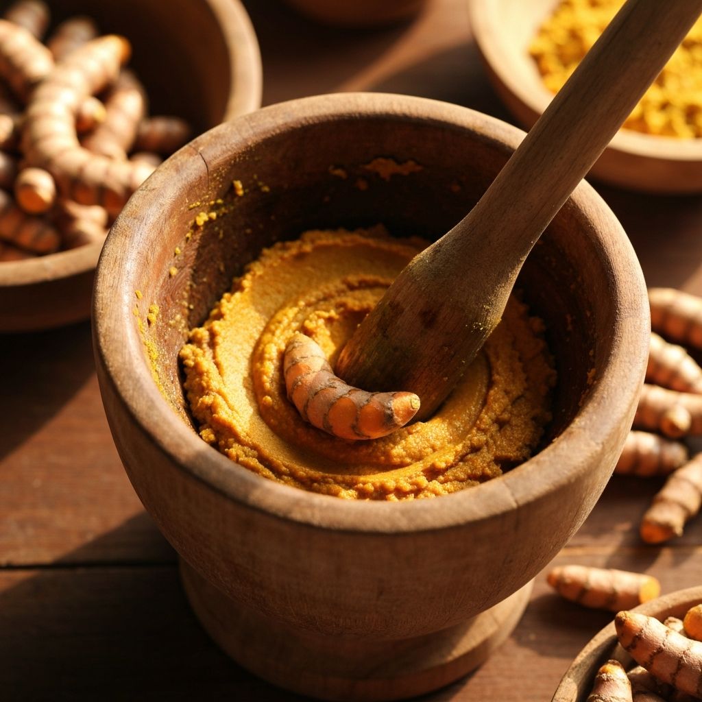Fresh turmeric paste base